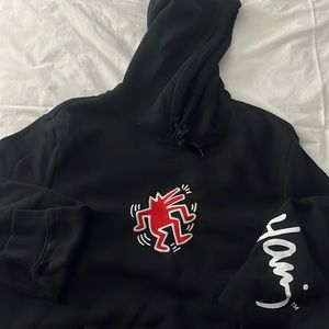• Black Keith haring hoodie / H&M collections.